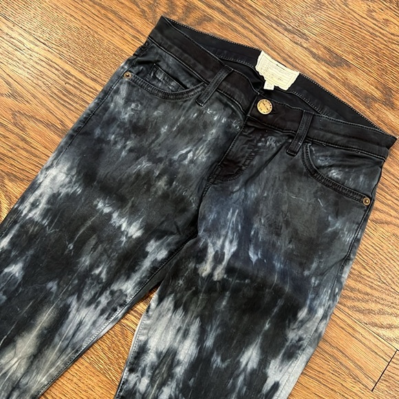 Current Elliott the ankle skinny indigo tie dye women’s jeans - Picture 4 of 8